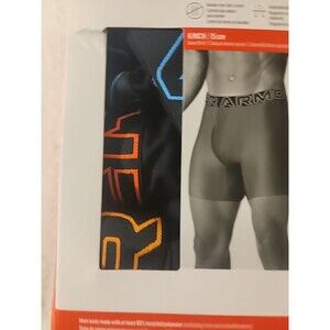 Under Armour 3 Men's Performance Tech Boxerjocks  Medium (31-34)  Black 0423